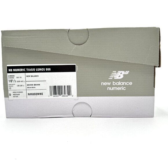 NEW New Balance Numeric 808 Tiago Lemos Skate Shoes Men’s Size 10.5 Brown - Picture 9 of 13
